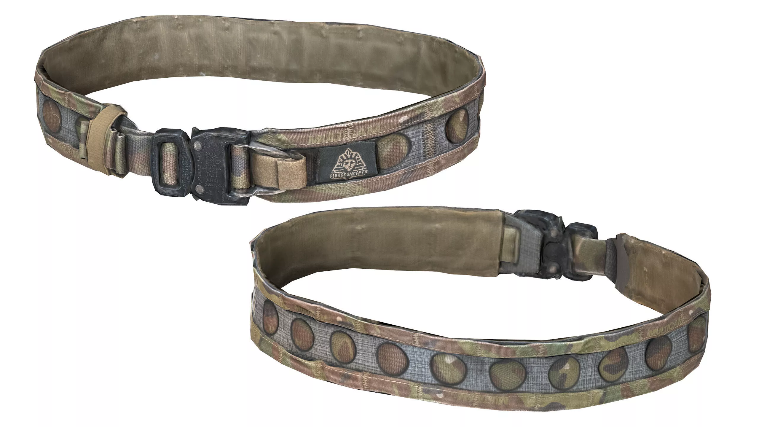 3D model FERRO CONCEPTS BISON BELT VR / AR / low-poly | CGTrader
