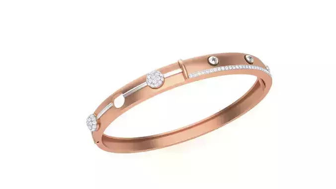 Screw Head Solid Diamond Unisex Bracelets 3dm stl renders obj  3D print model