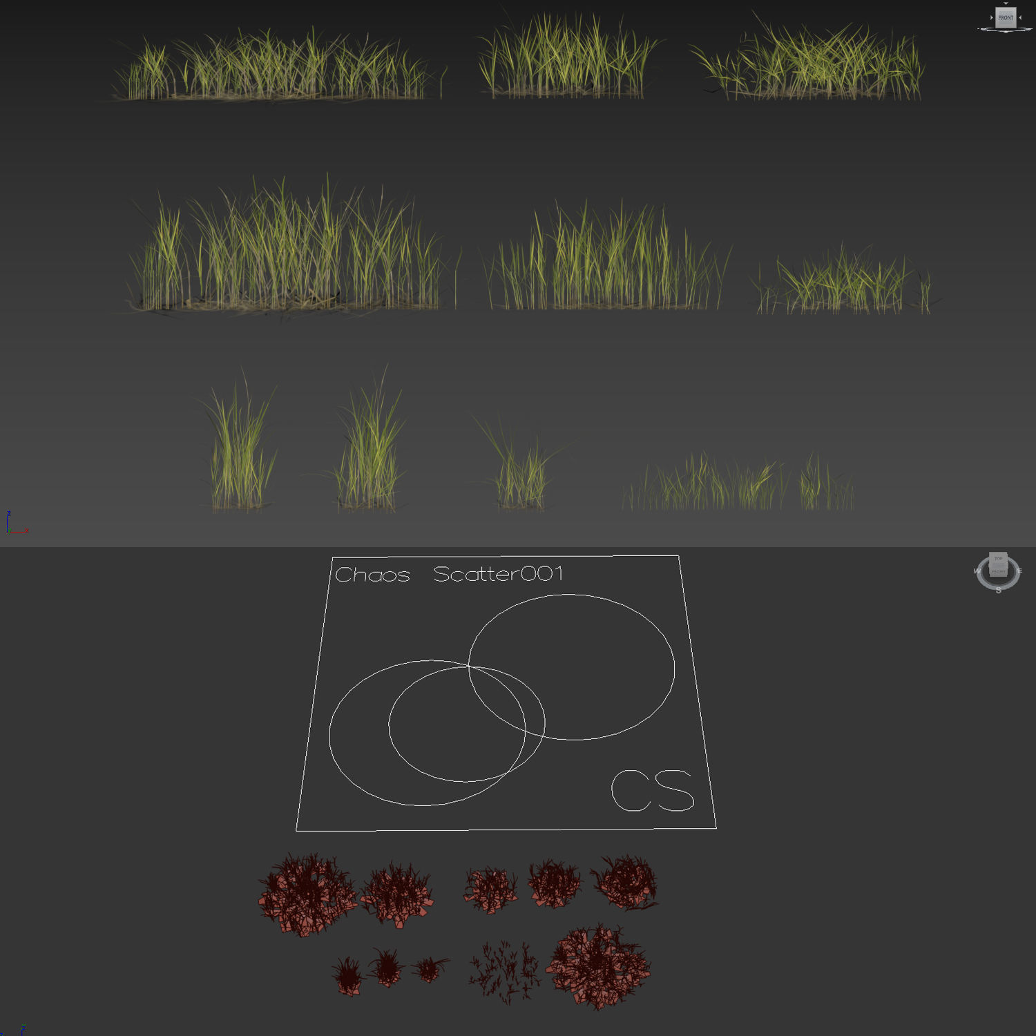 grass set07 3D model_7