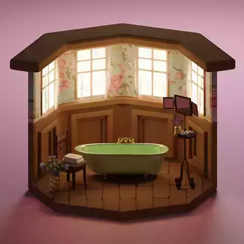 cosy bathroom