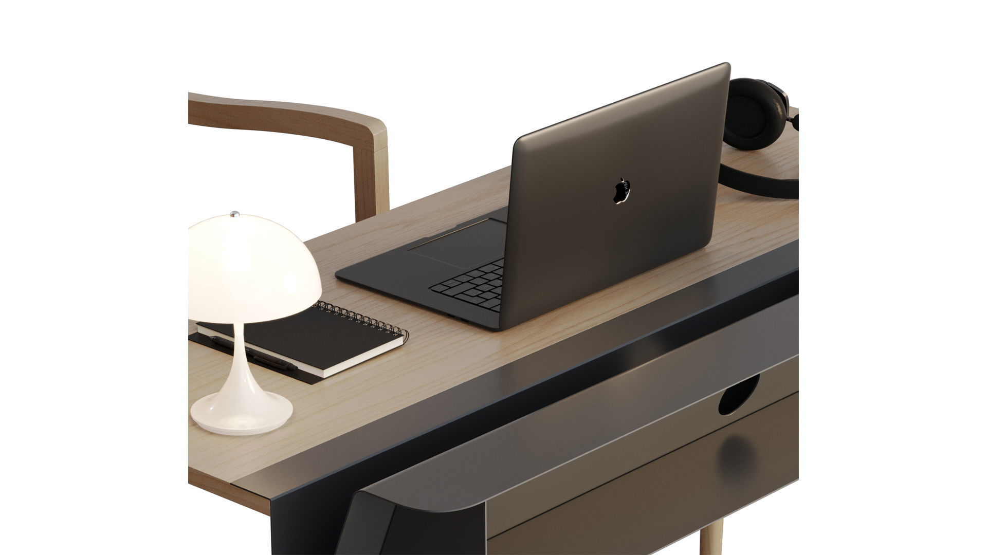 Table Teixeira Design Piano 3D model_6