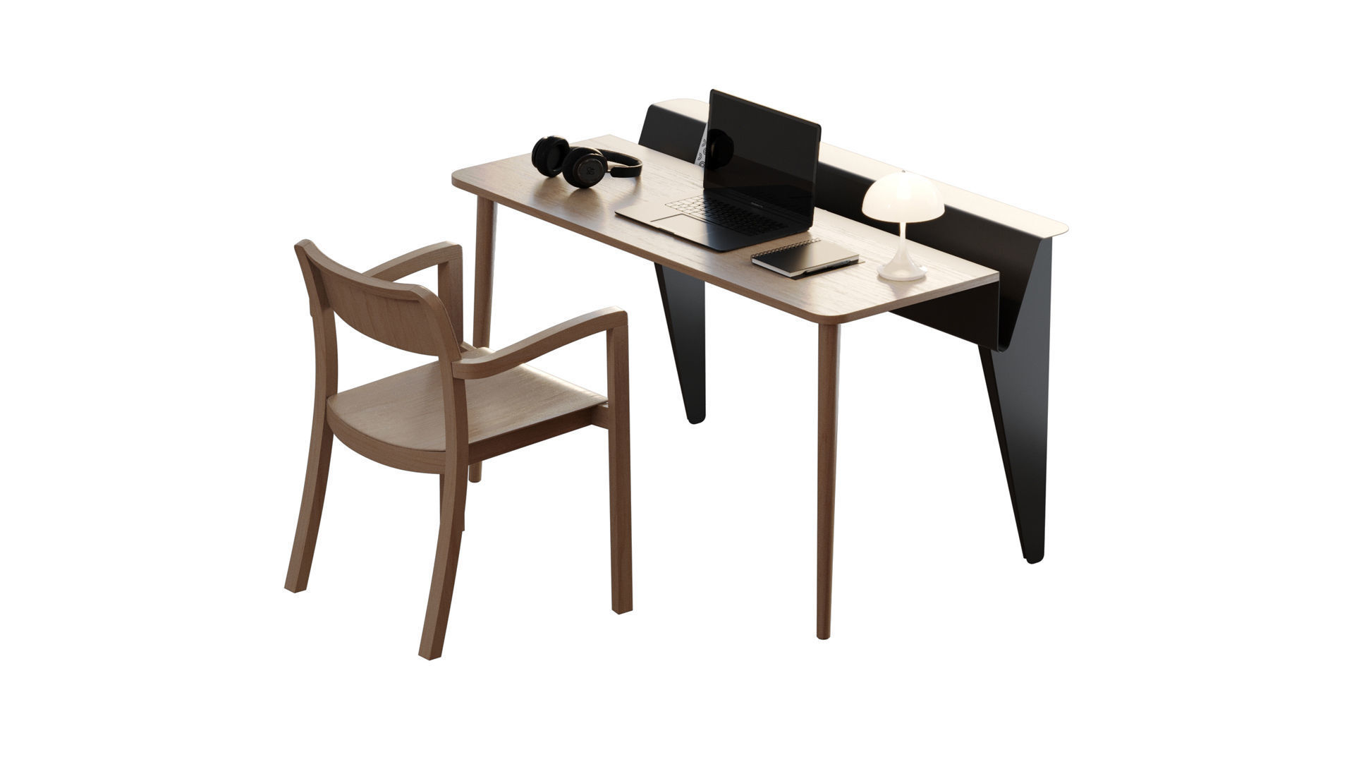 Table Teixeira Design Piano 3D model_2