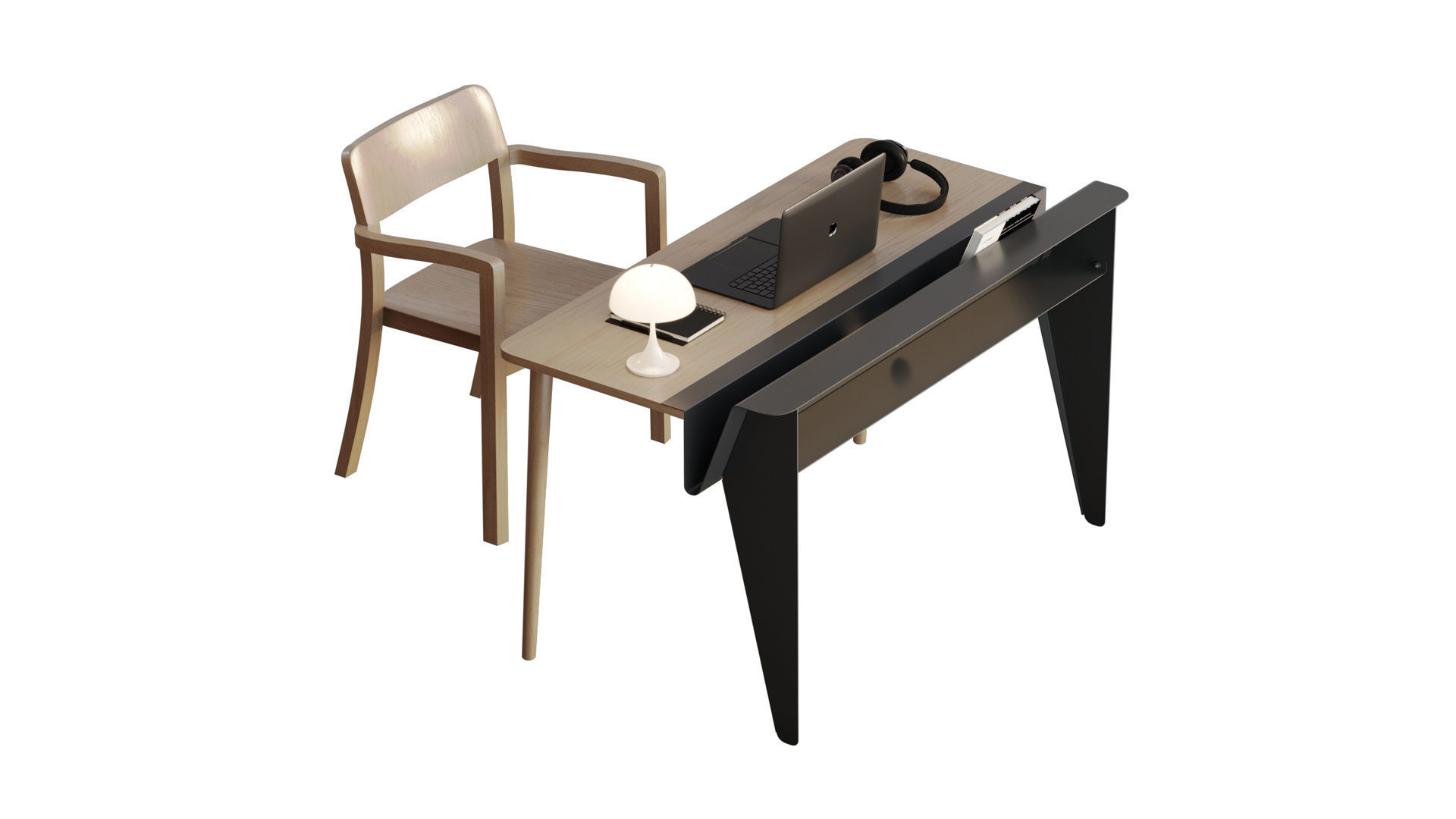Table Teixeira Design Piano 3D model_3