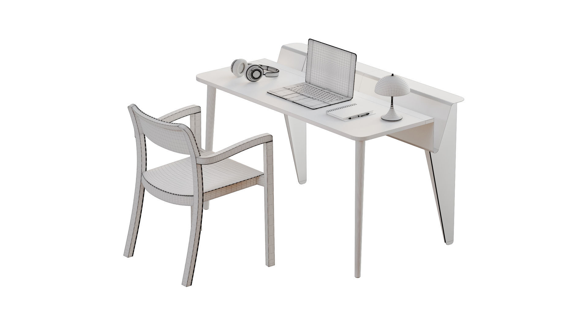 Table Teixeira Design Piano 3D model_9