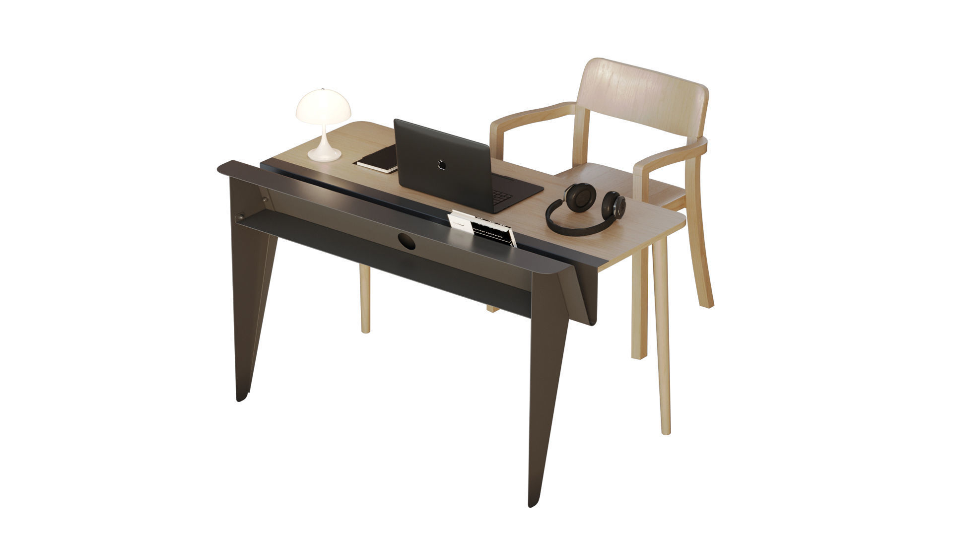 Table Teixeira Design Piano 3D model_4
