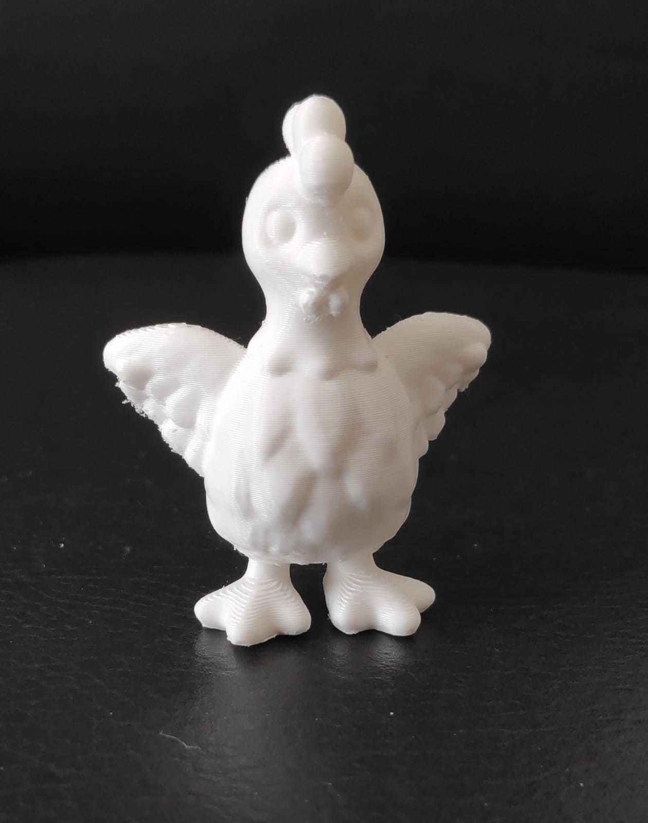 Open Wings Chicken 3D print model_4