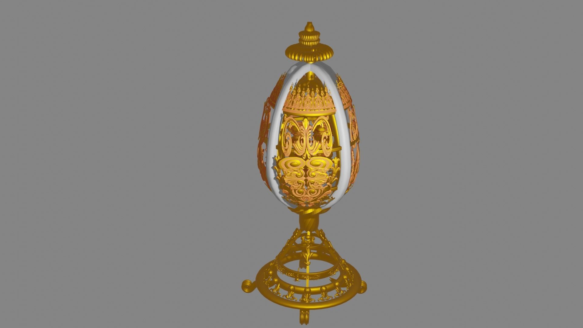 trophy art  Low-poly 3D model_3