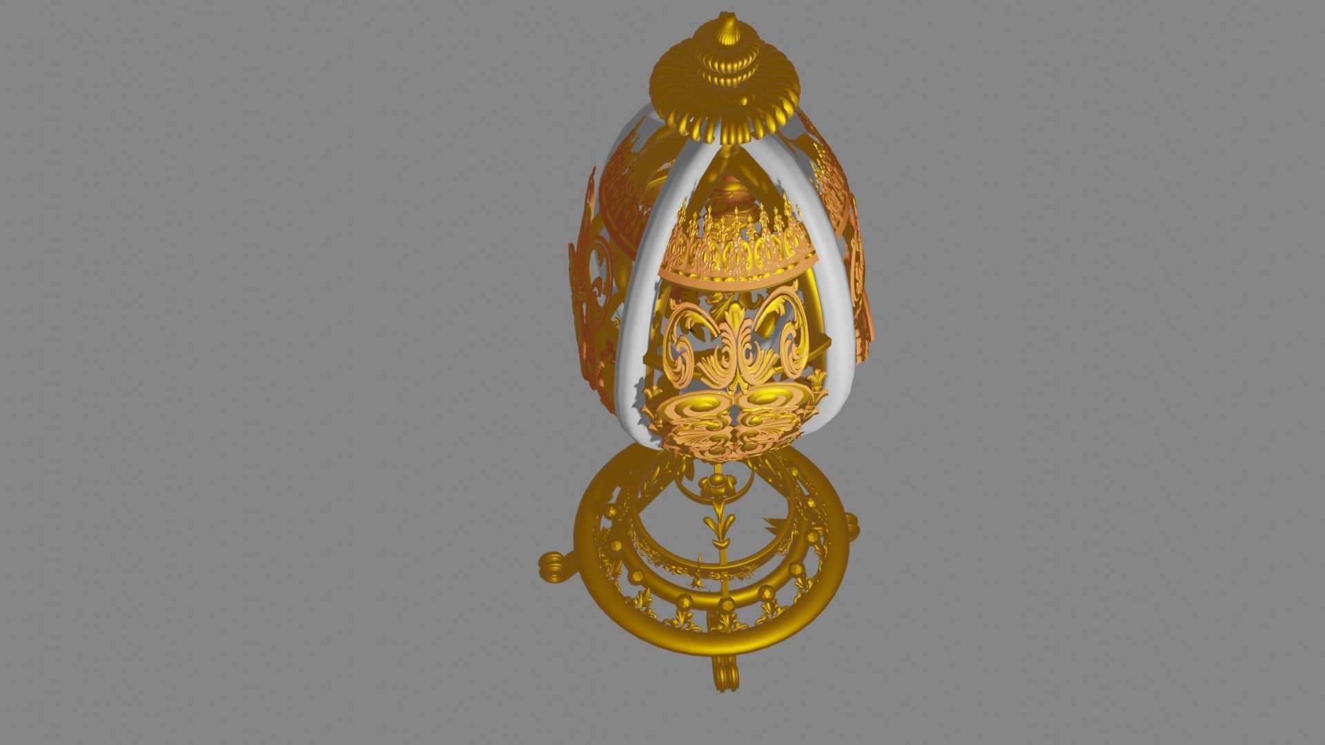 trophy art  Low-poly 3D model_7