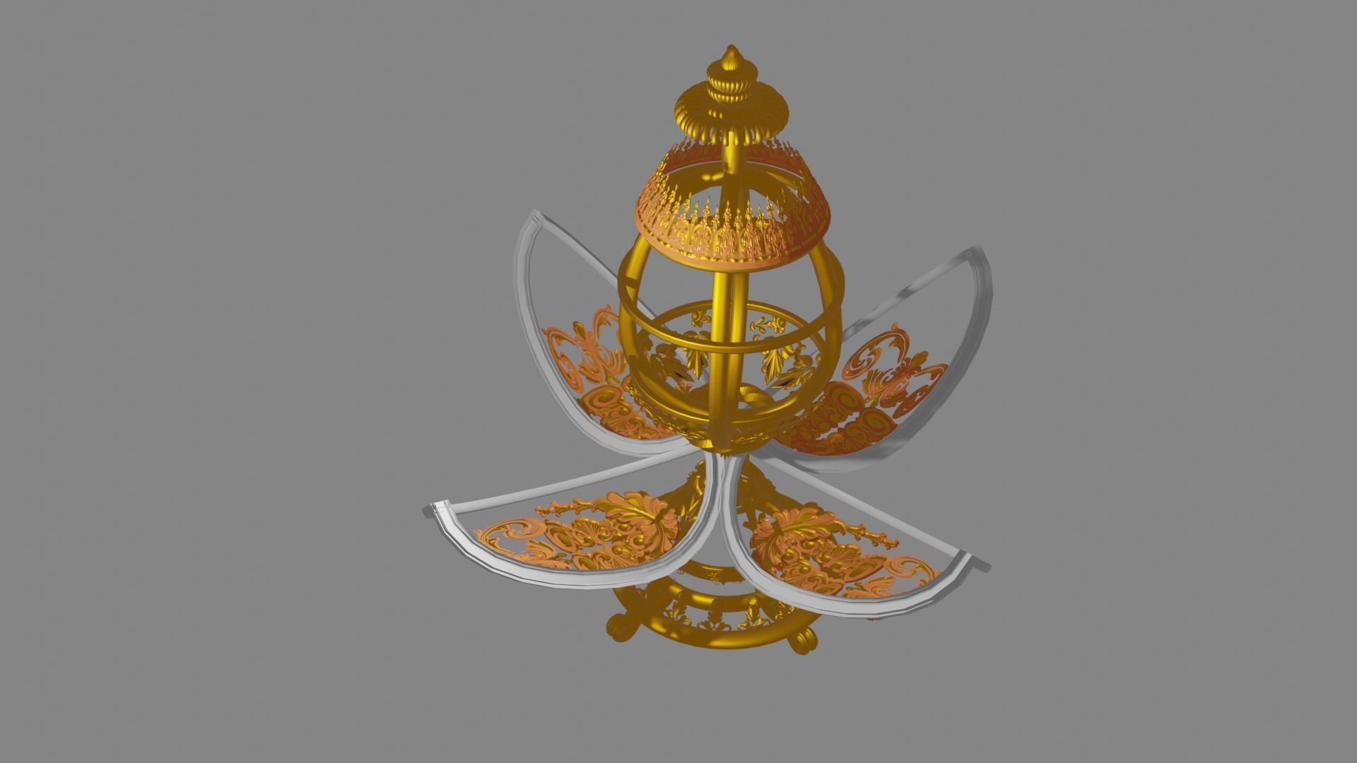 trophy art  Low-poly 3D model_6