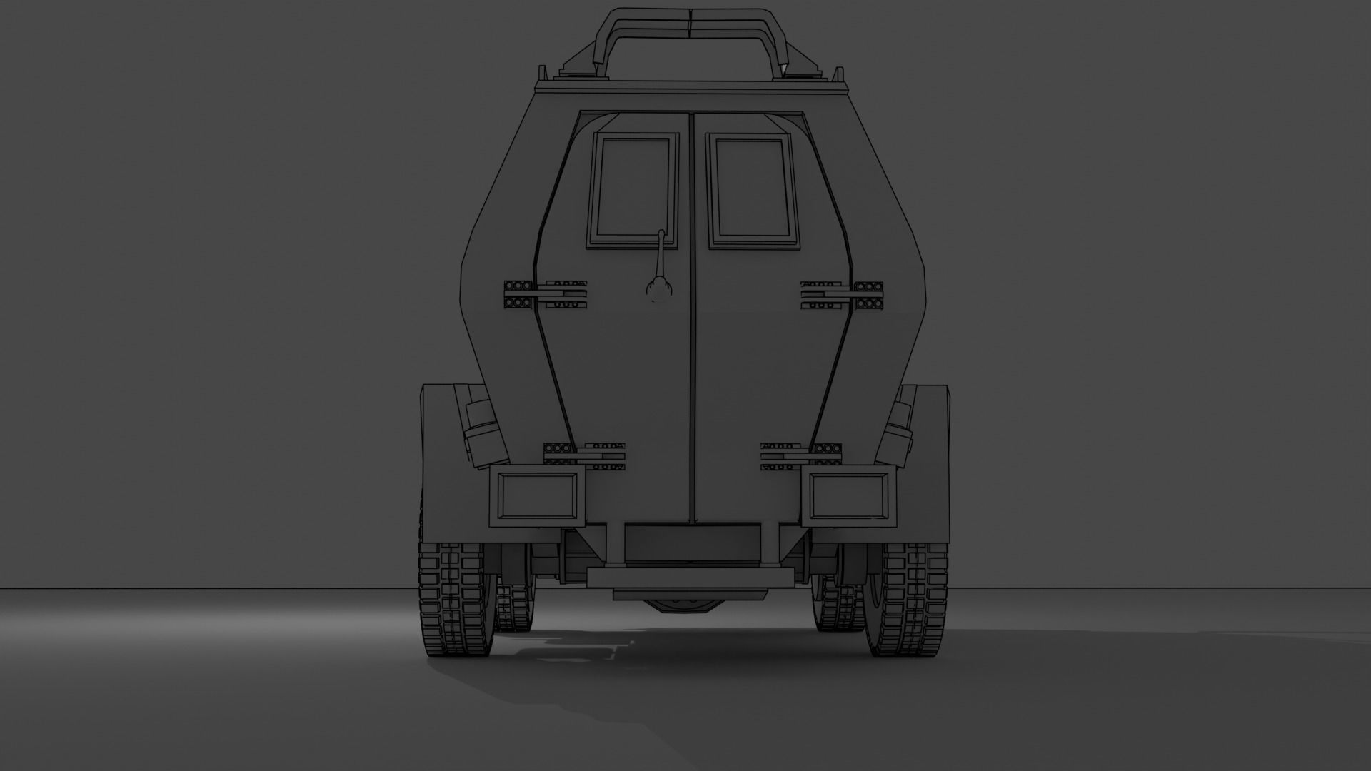 Wolf Armoured Vehicle 3D print model_5