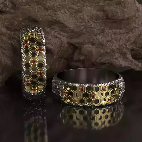honeycomb ring