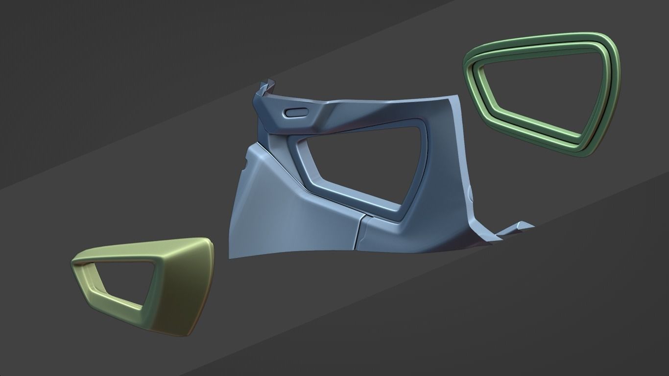 EVO BEAR - cosplay sci-fi mask - DIGITAL STL FILE FOR 3DPRINTING 3D print model_10