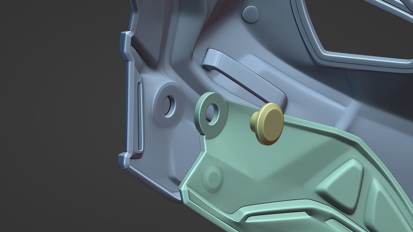 EVO BEAR - cosplay sci-fi mask - DIGITAL STL FILE FOR 3DPRINTING 3D print model_12
