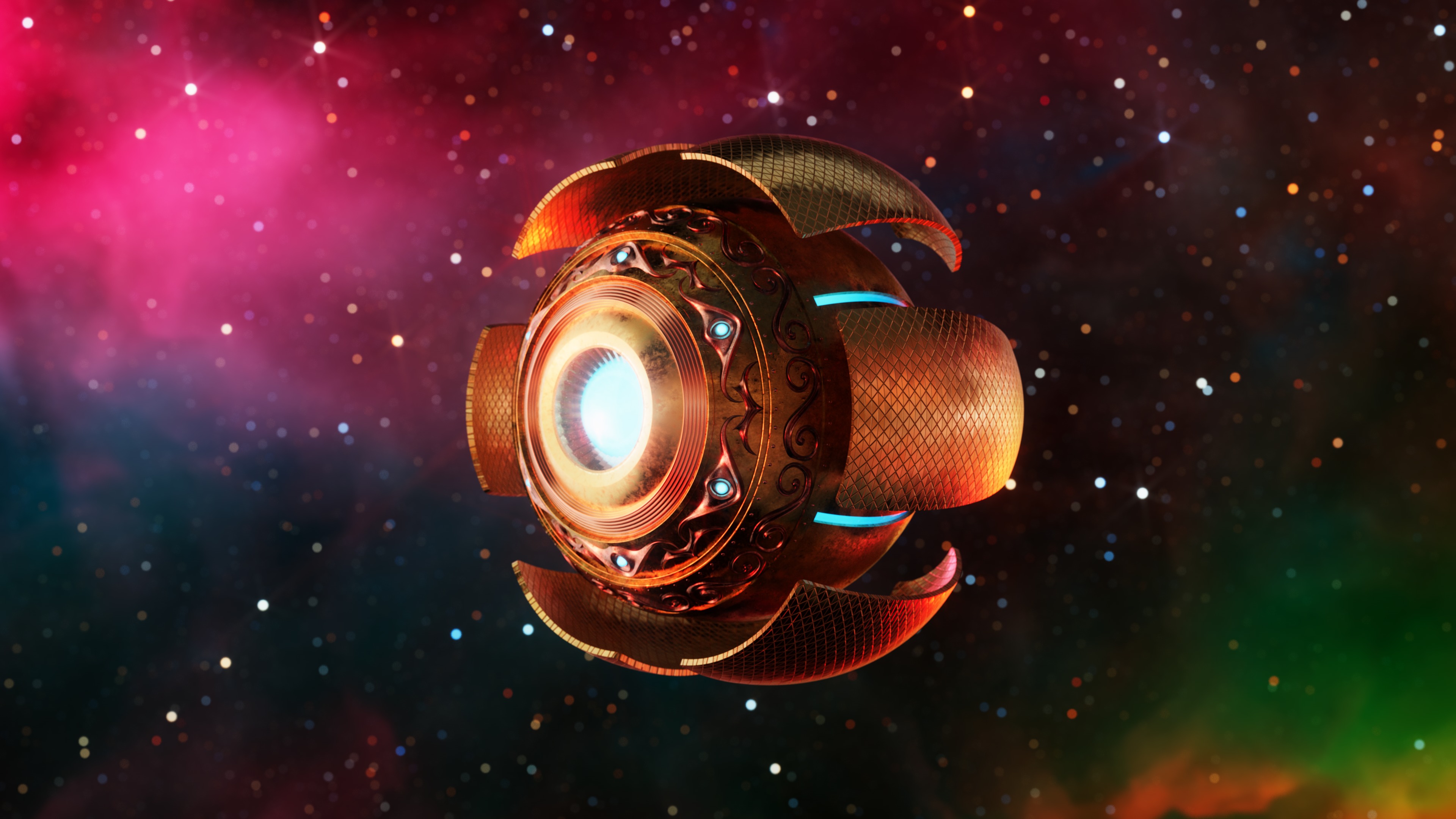 Sci-Fi mysterious sphere 3D model_4