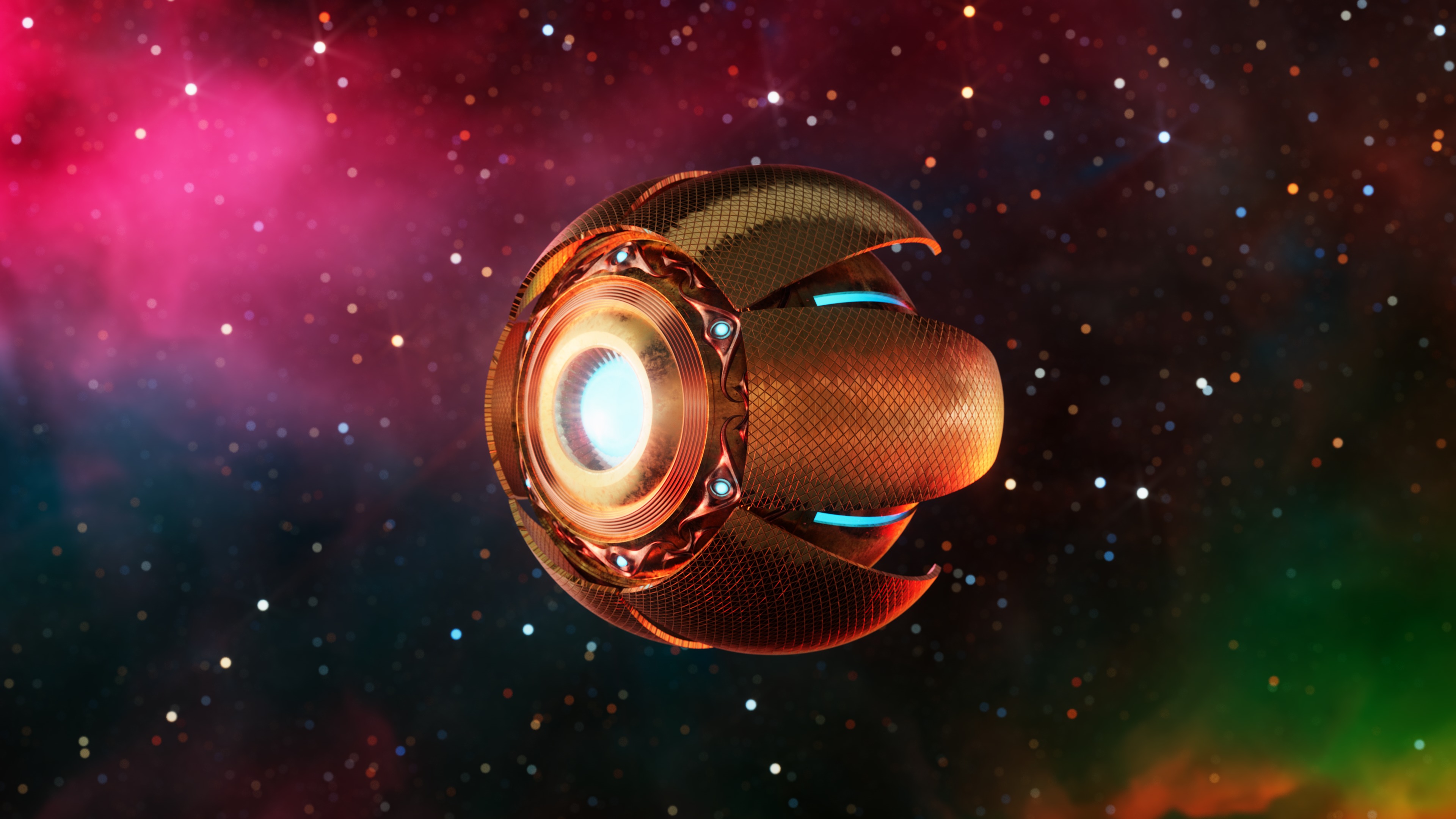 Sci-Fi mysterious sphere 3D model_5