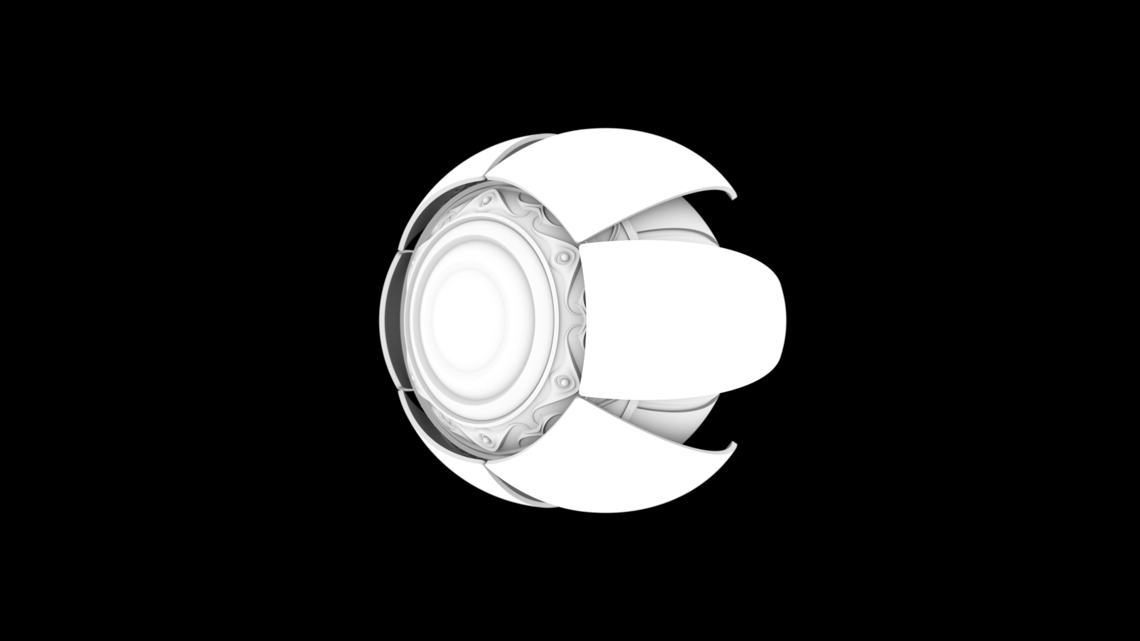 Sci-Fi mysterious sphere 3D model_2