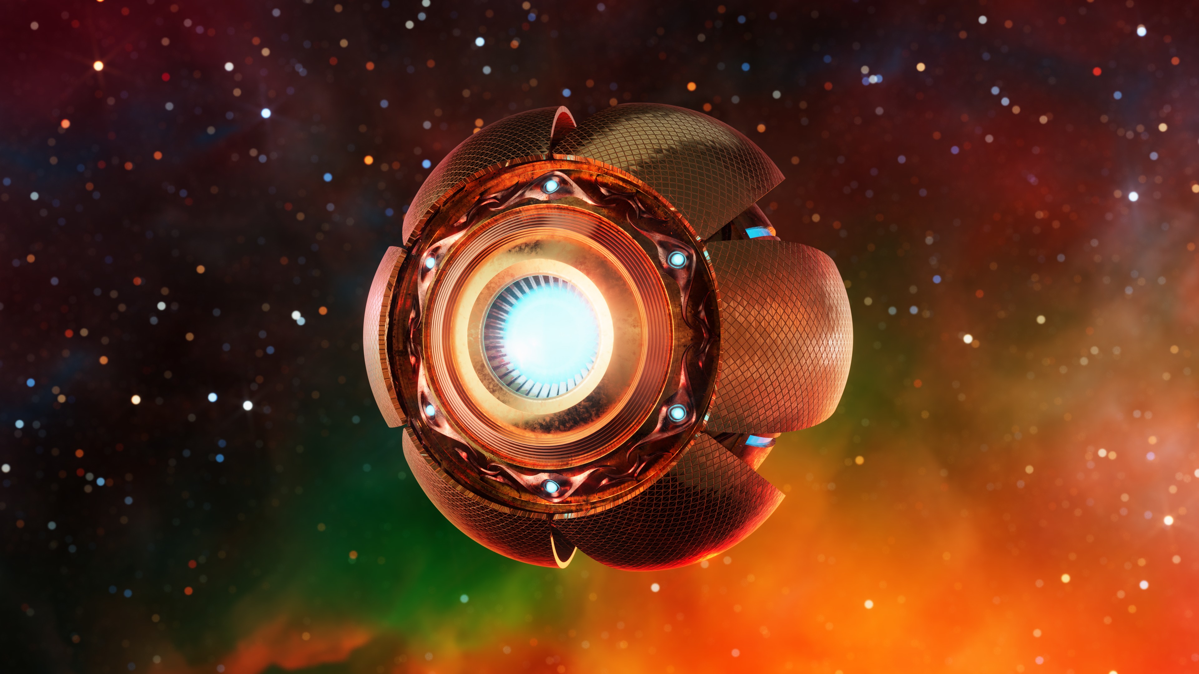 Sci-Fi mysterious sphere 3D model_6