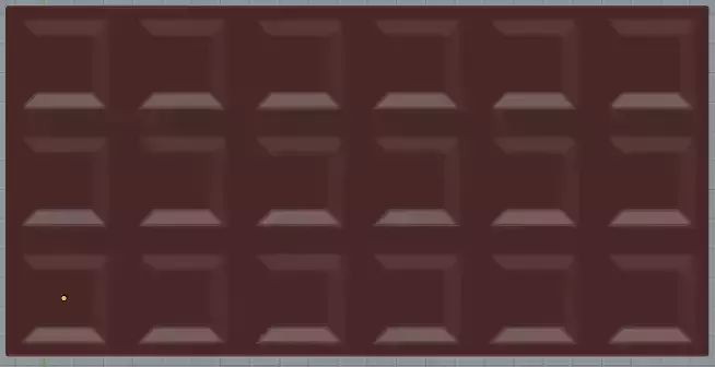 Low poly chocolate Bar
