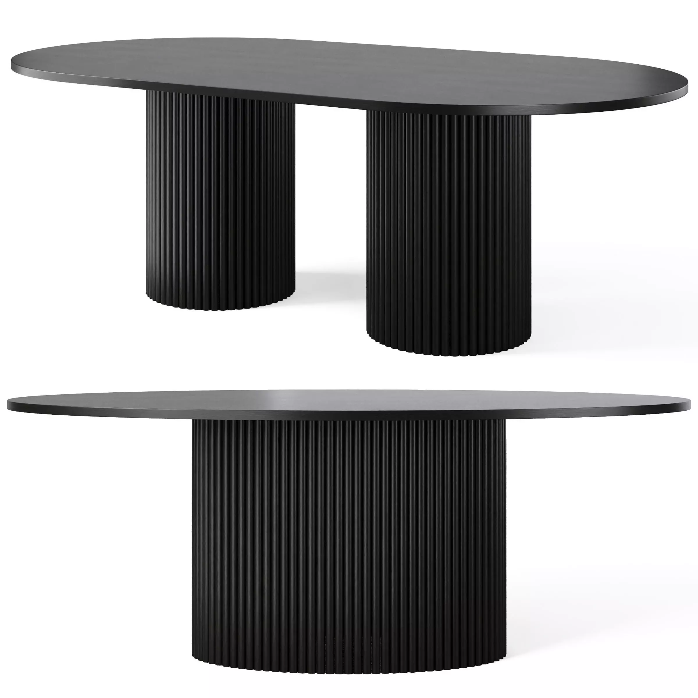 Dining Table BACKERGO by Cazarina 3D model_0