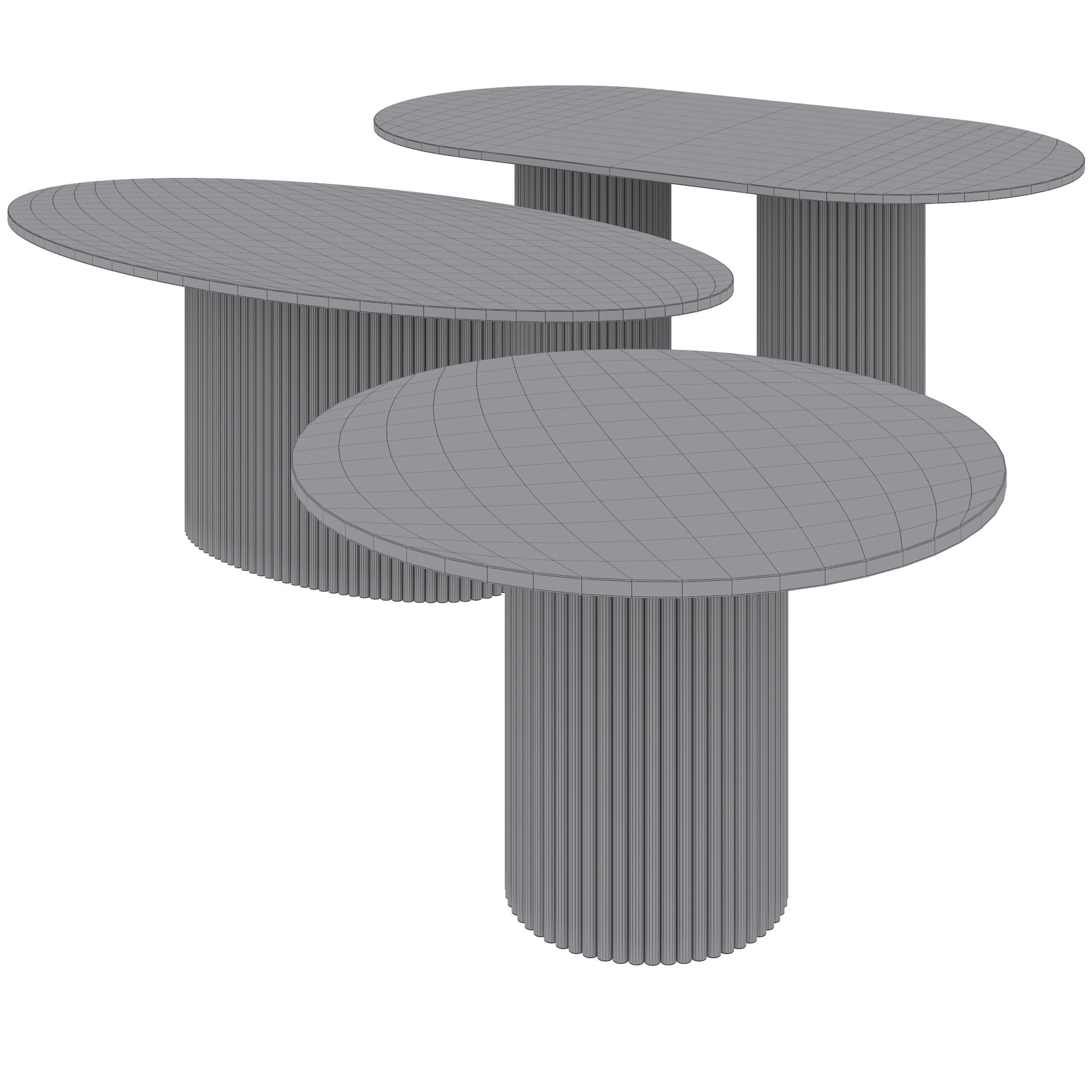 Dining Table BACKERGO by Cazarina 3D model_5