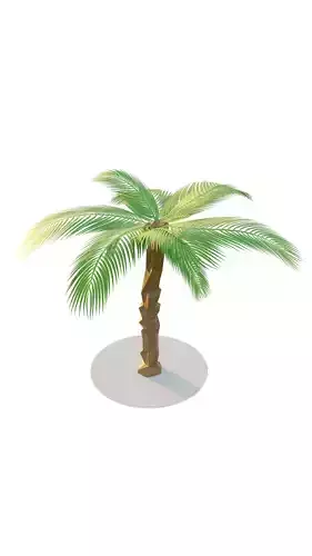 Low poly Palm tree Low-poly 3D model