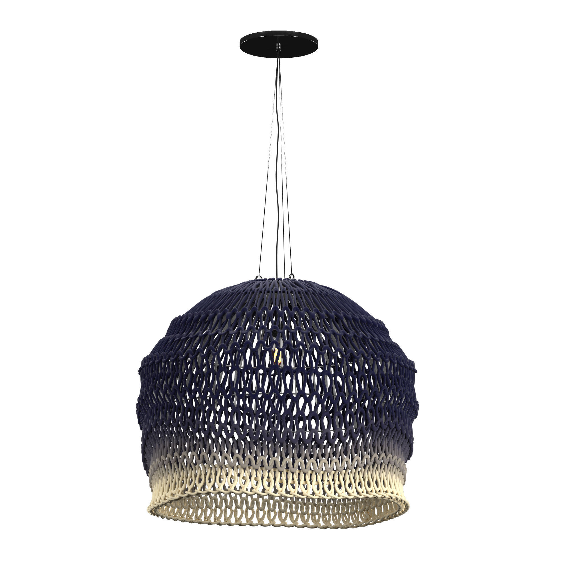 Oversized pendant 3D model_1