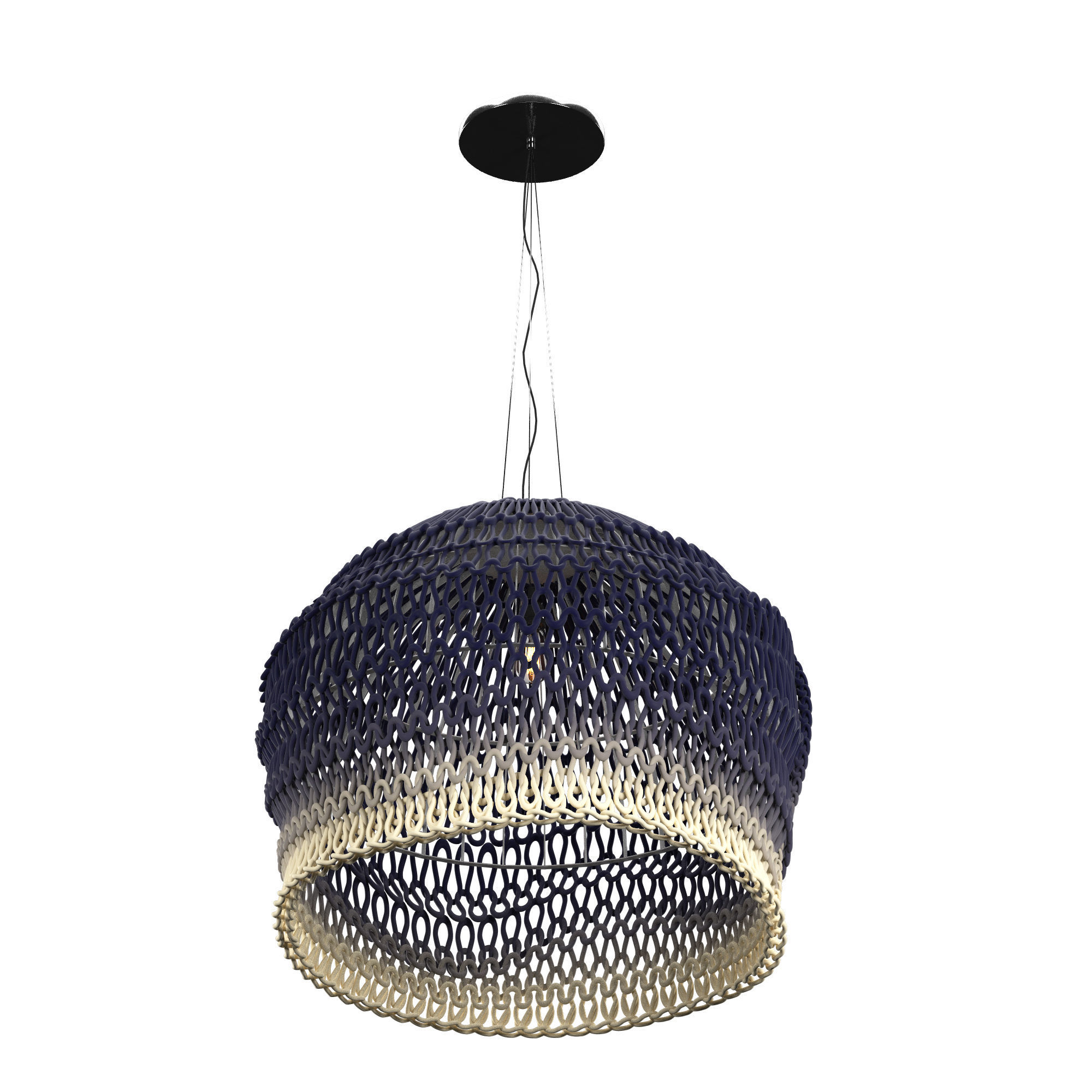 Oversized pendant 3D model_4