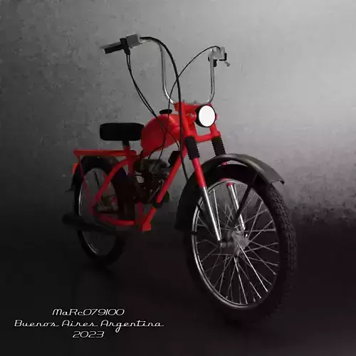 Riga USSR Moped 48cc 3D model