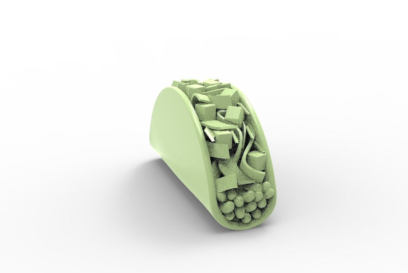 taco 3d model 3D print model_2