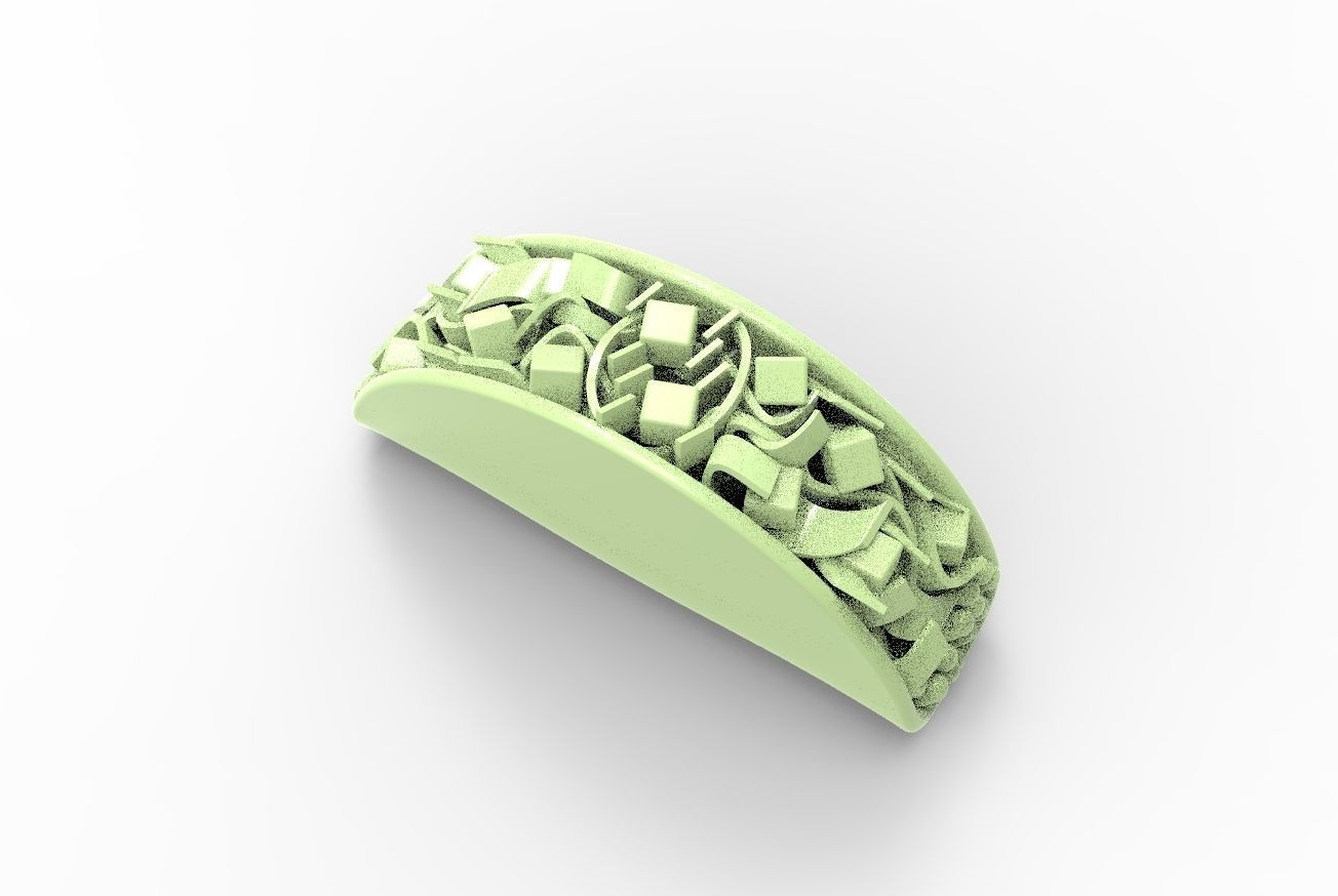 taco 3d model 3D print model_3