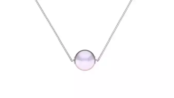 Women Pearl Pendant 3dm render details 3D print model