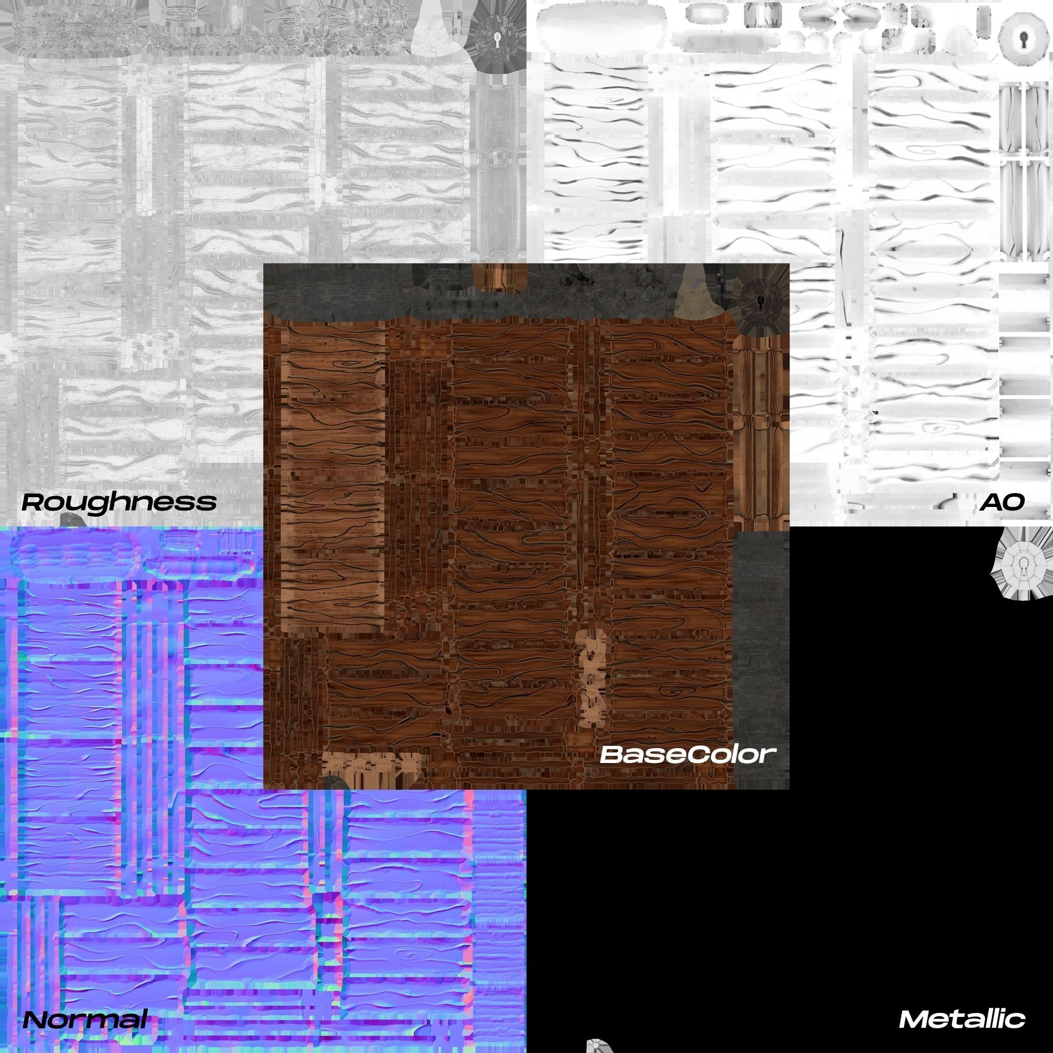 Stylized Crate Low-poly 3D model_17