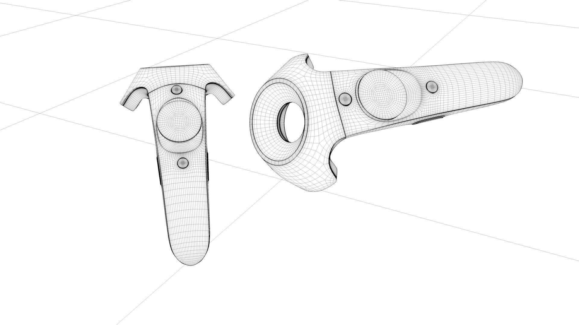 vr handle vr game 3D model_1