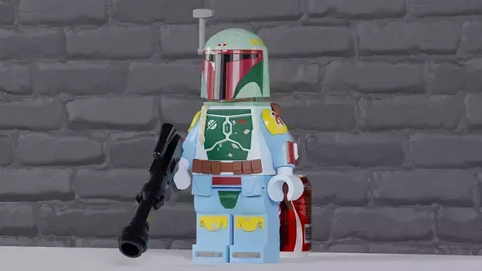 Lego Boba Fett Maxifig - Fully Articulated 