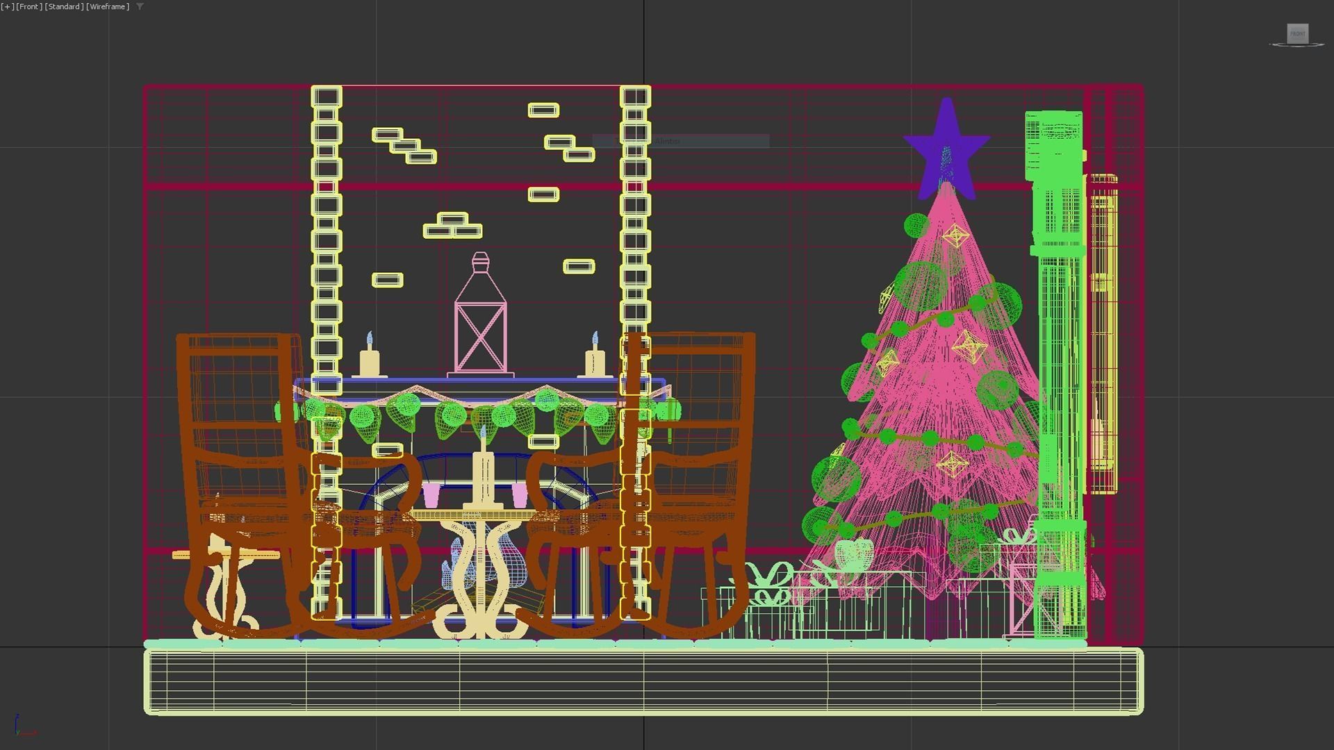 Christmas Room  3D model_4