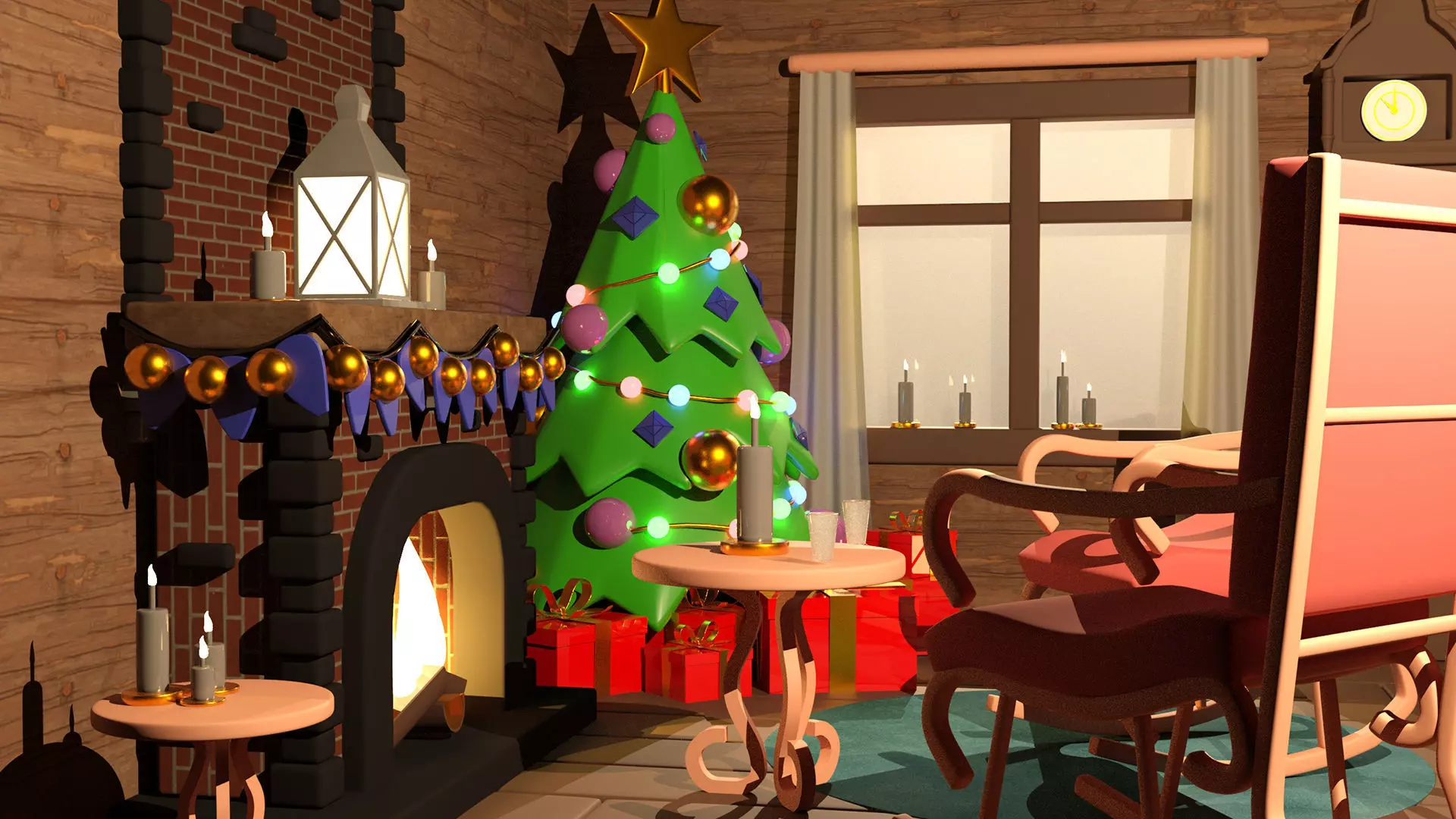 Christmas Room  3D model_0