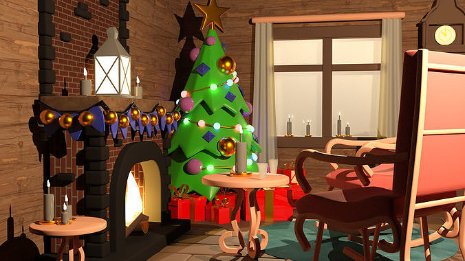 Christmas Room  3D model