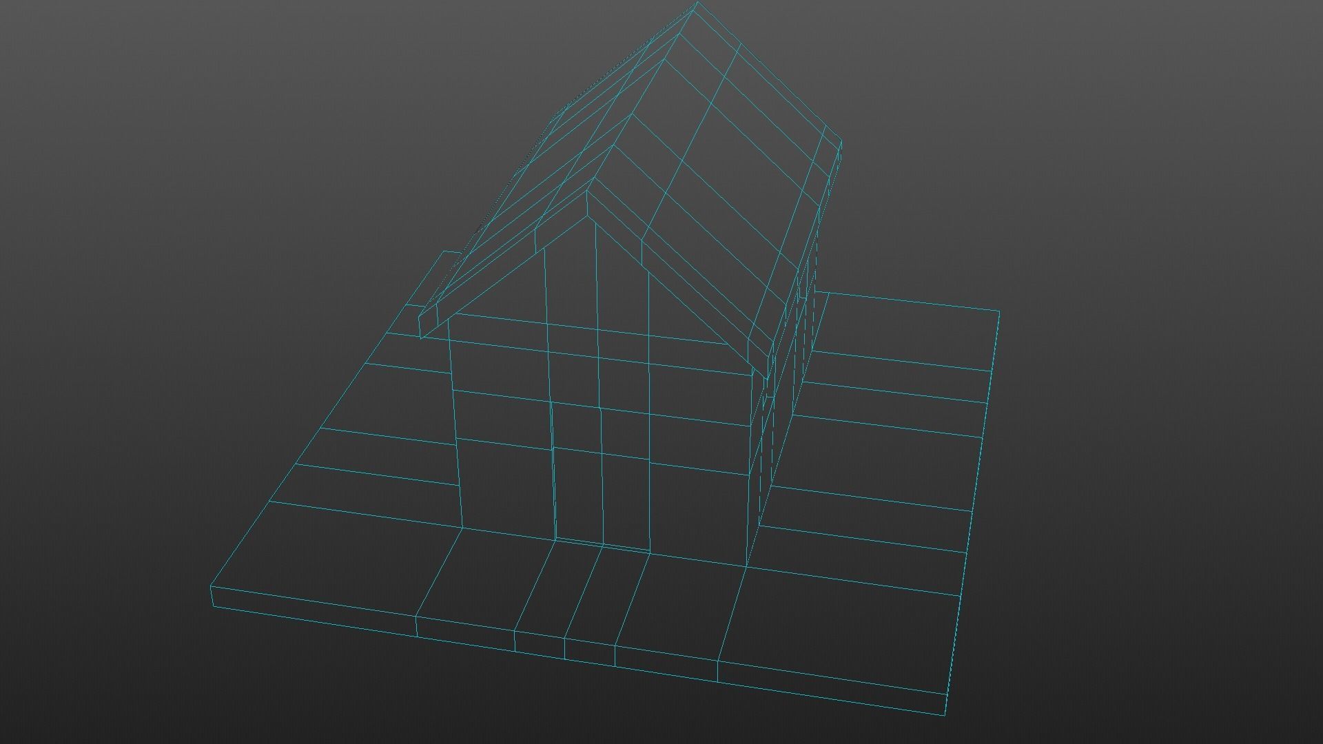 8 Lowpoly Houses 3d model Low-poly 3D model_23