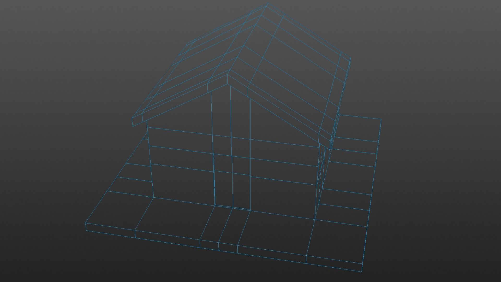 8 Lowpoly Houses 3d model Low-poly 3D model_19