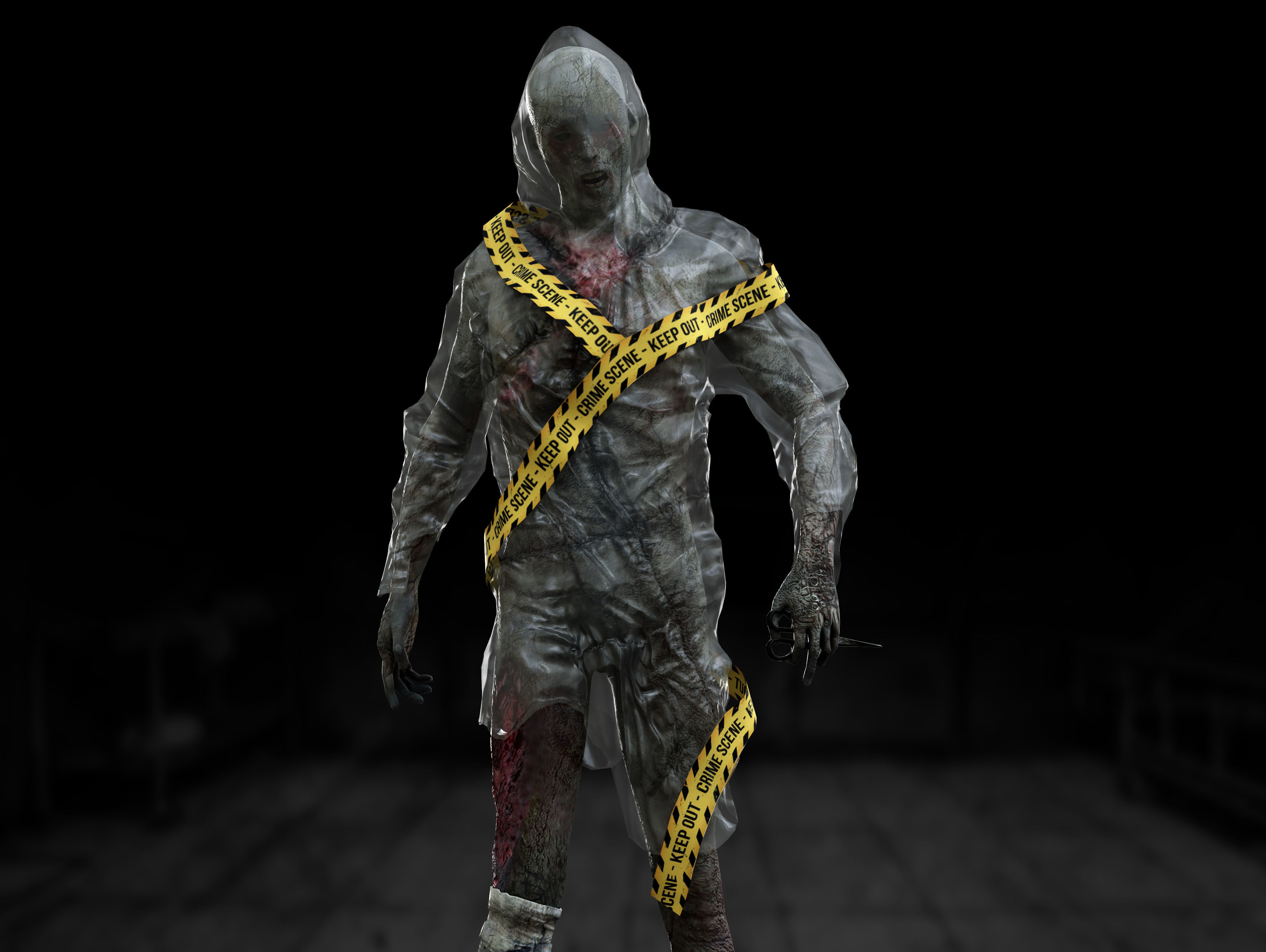 Walking Dead Low-poly 3D model_2