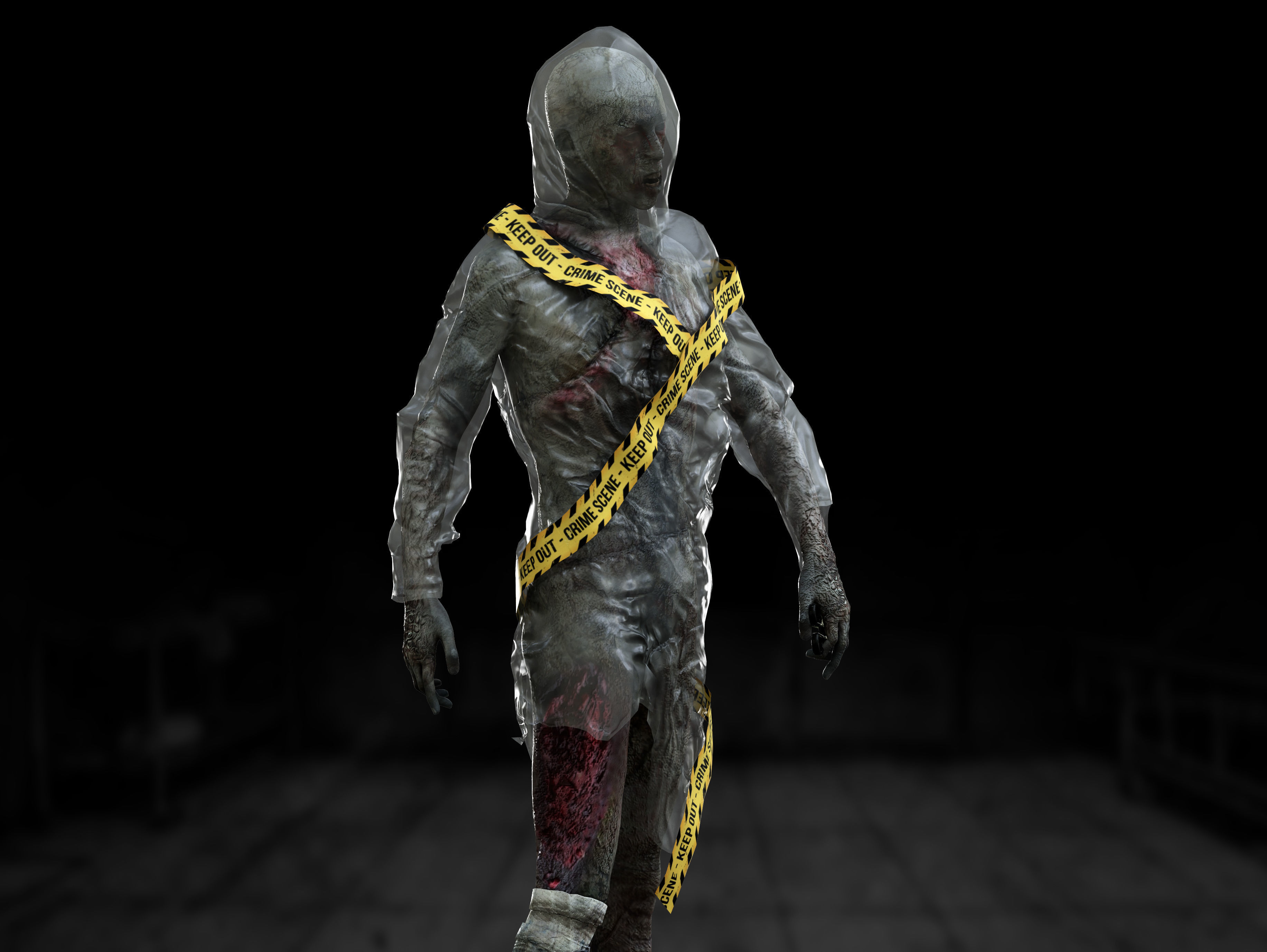 Walking Dead Low-poly 3D model_3