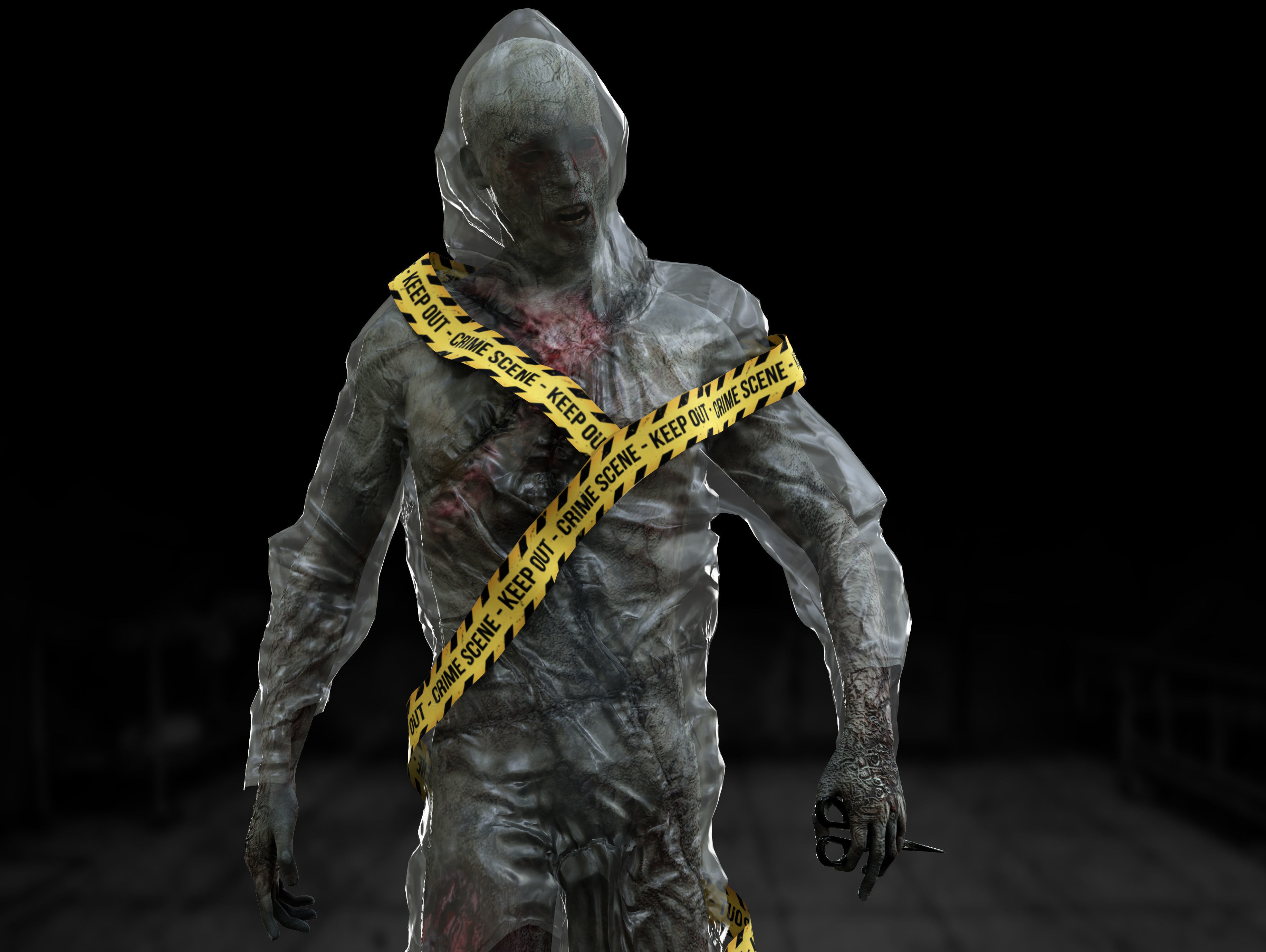 Walking Dead Low-poly 3D model_6