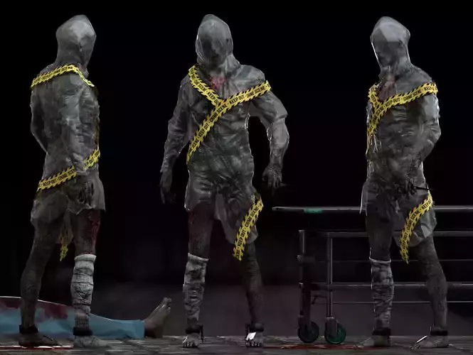 Walking Dead Low-poly 3D model