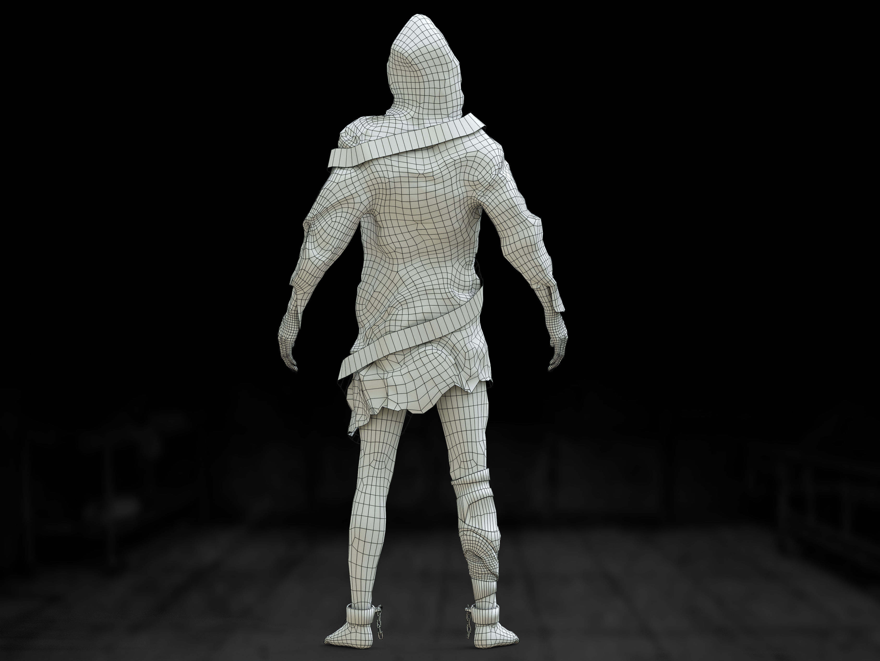 Walking Dead Low-poly 3D model_10