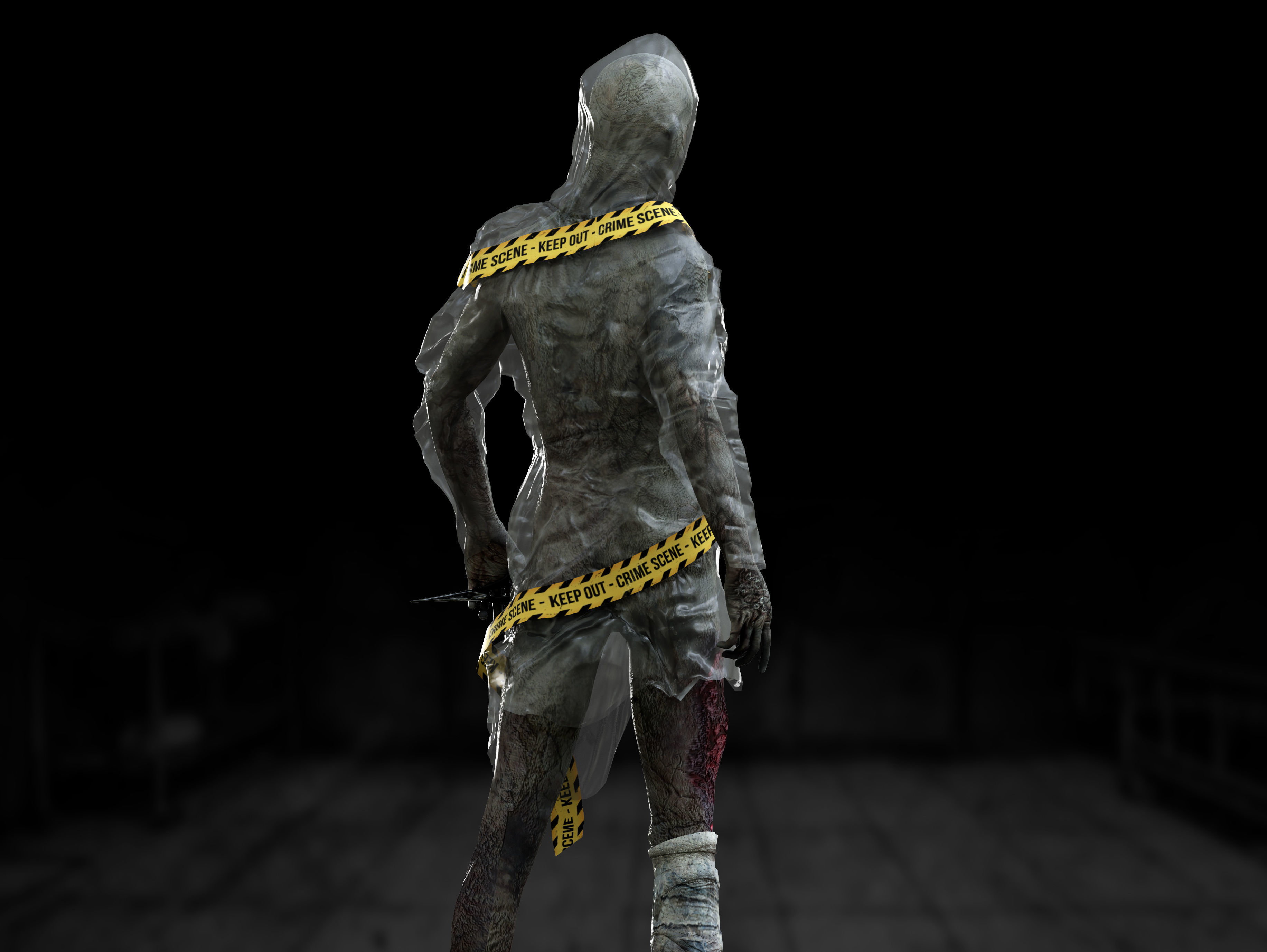 Walking Dead Low-poly 3D model_5