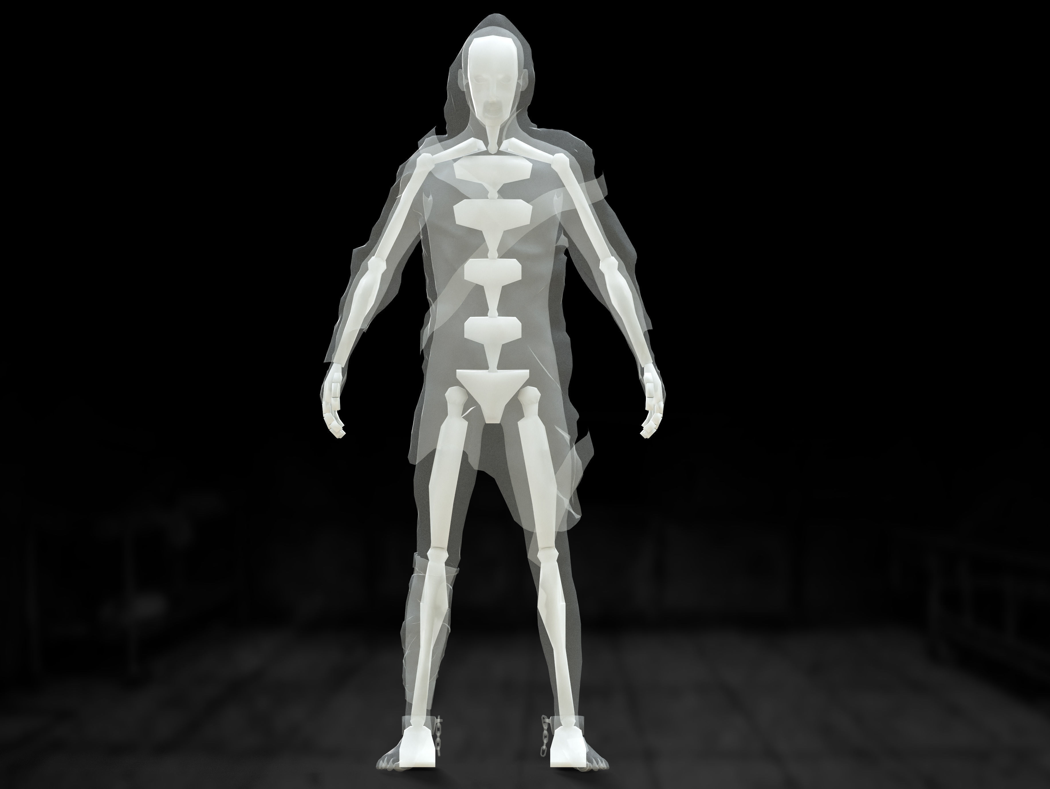 Walking Dead Low-poly 3D model_11