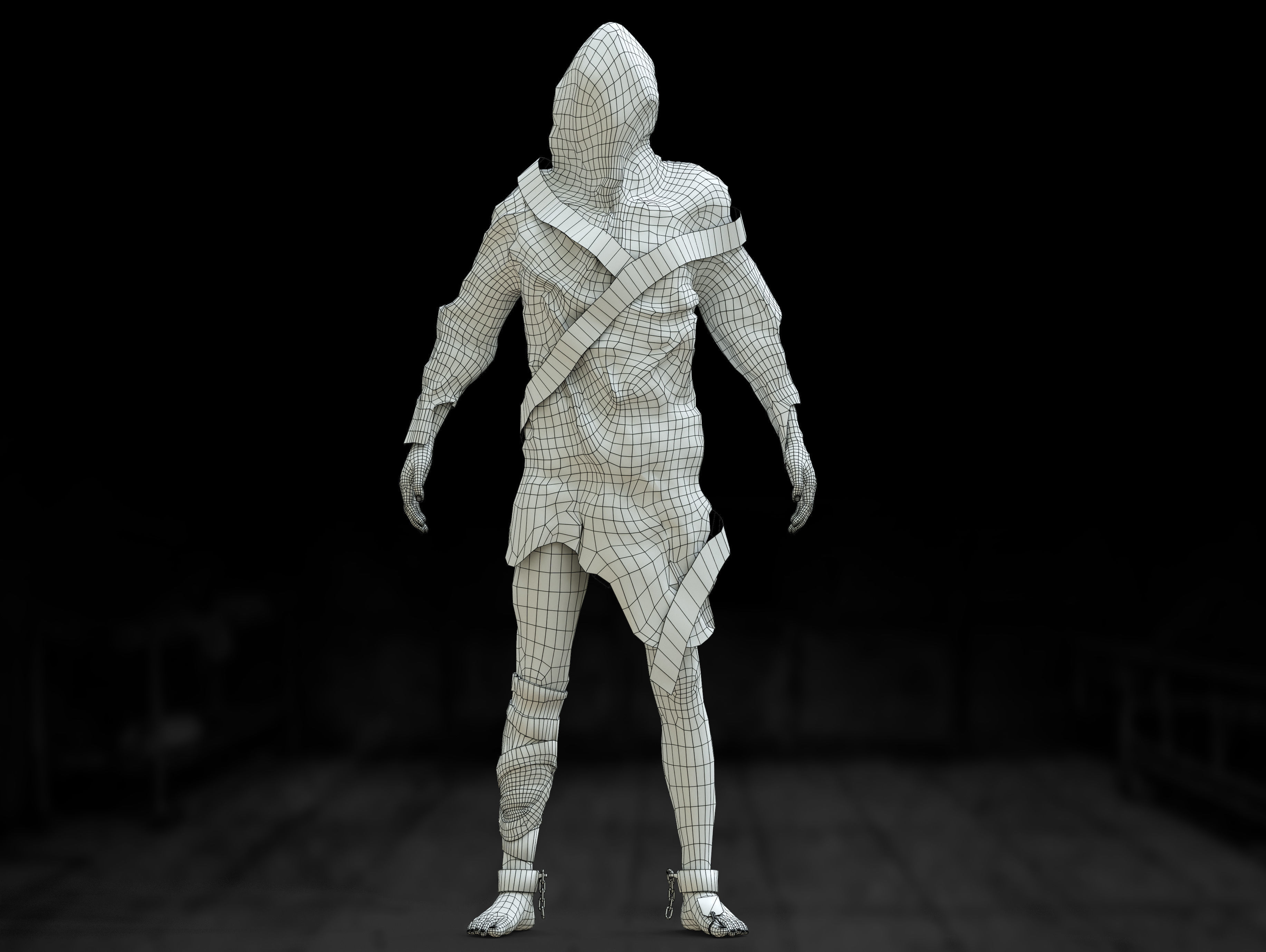 Walking Dead Low-poly 3D model_9