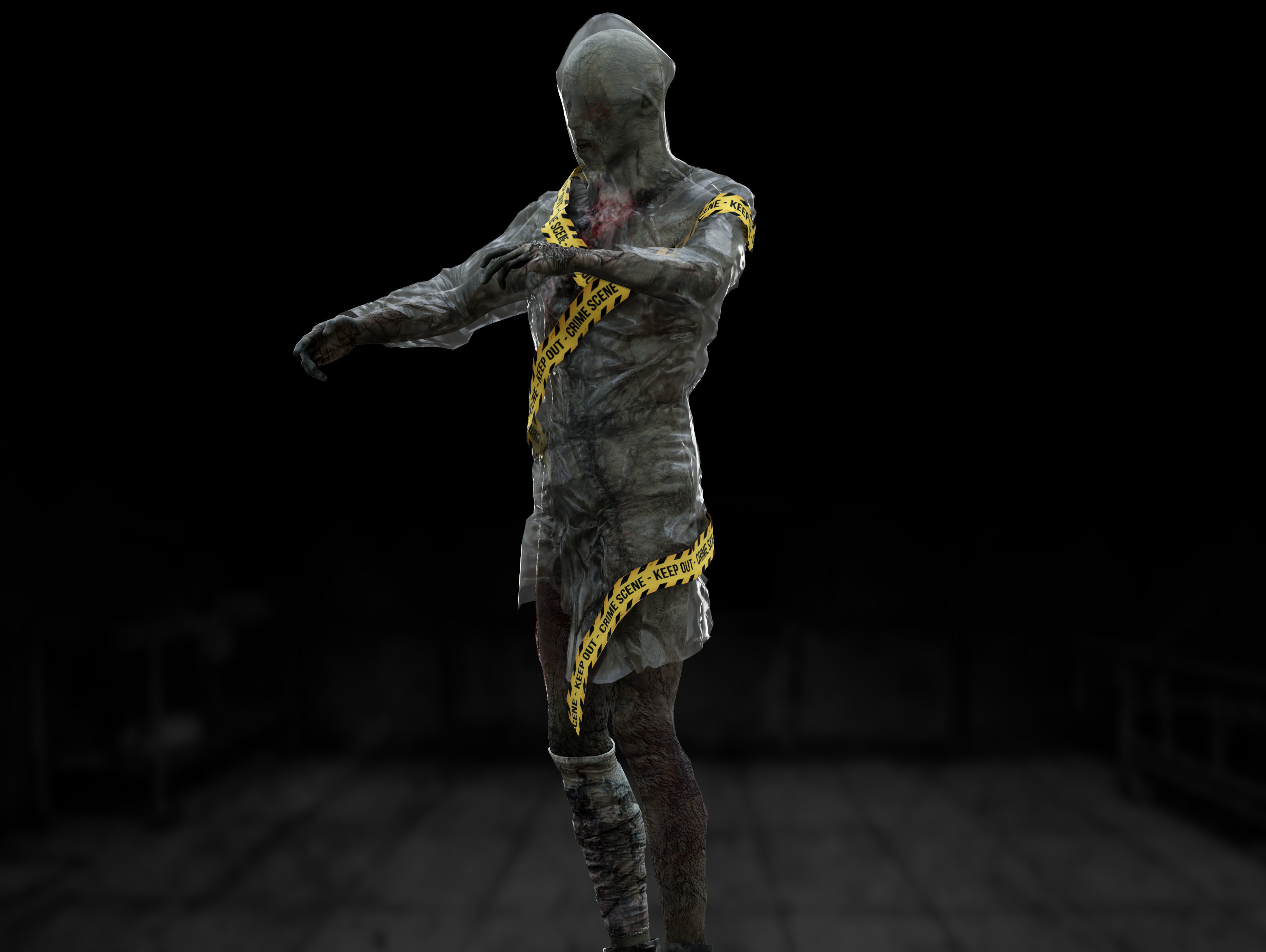 Walking Dead Low-poly 3D model_8