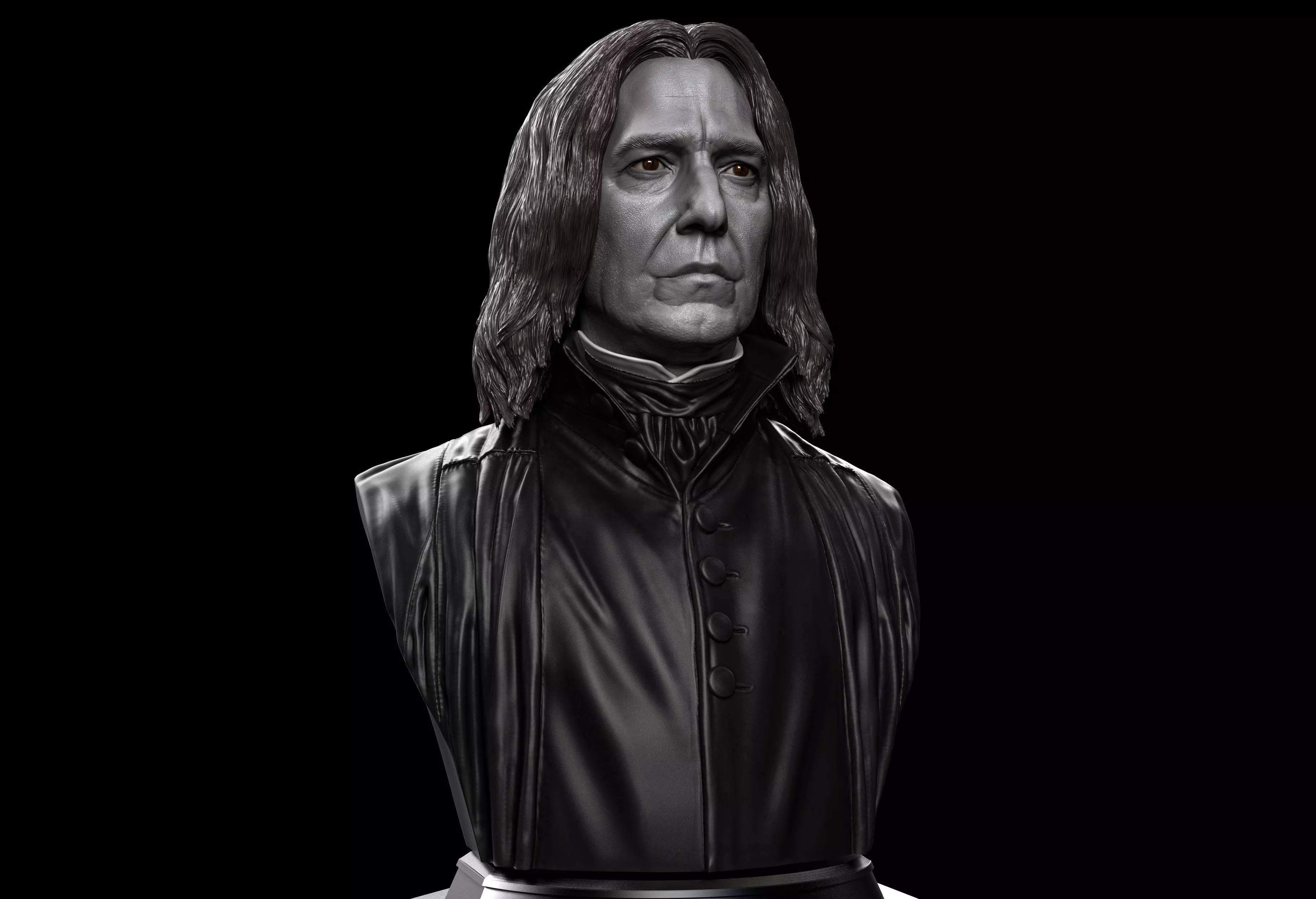 Severus Snape - Alan Rickman Bust 3D print model_0