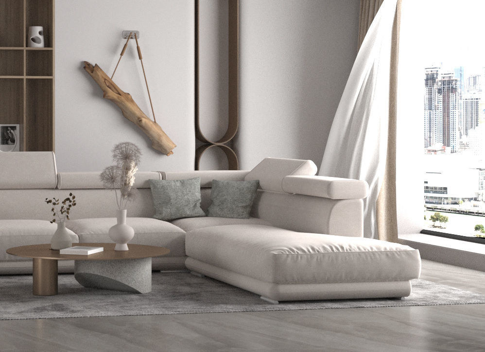 LIVING ROOM 1 3D model_4